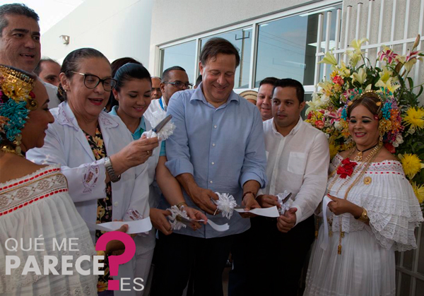 Presidente de la República de Panamá, inaugura hospital construido por Eurofinsa