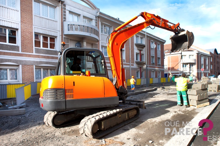 La empresa constructora Seranco realiza la obra del Hoyo de Manzanares